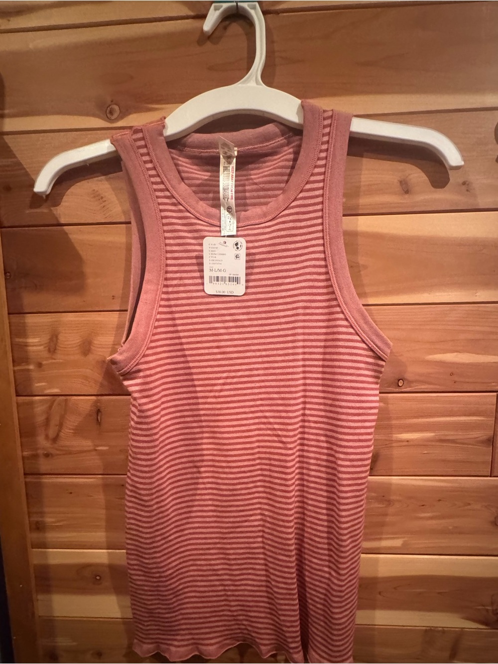 Free People Women's So Soft Striped Tank Rose Combo